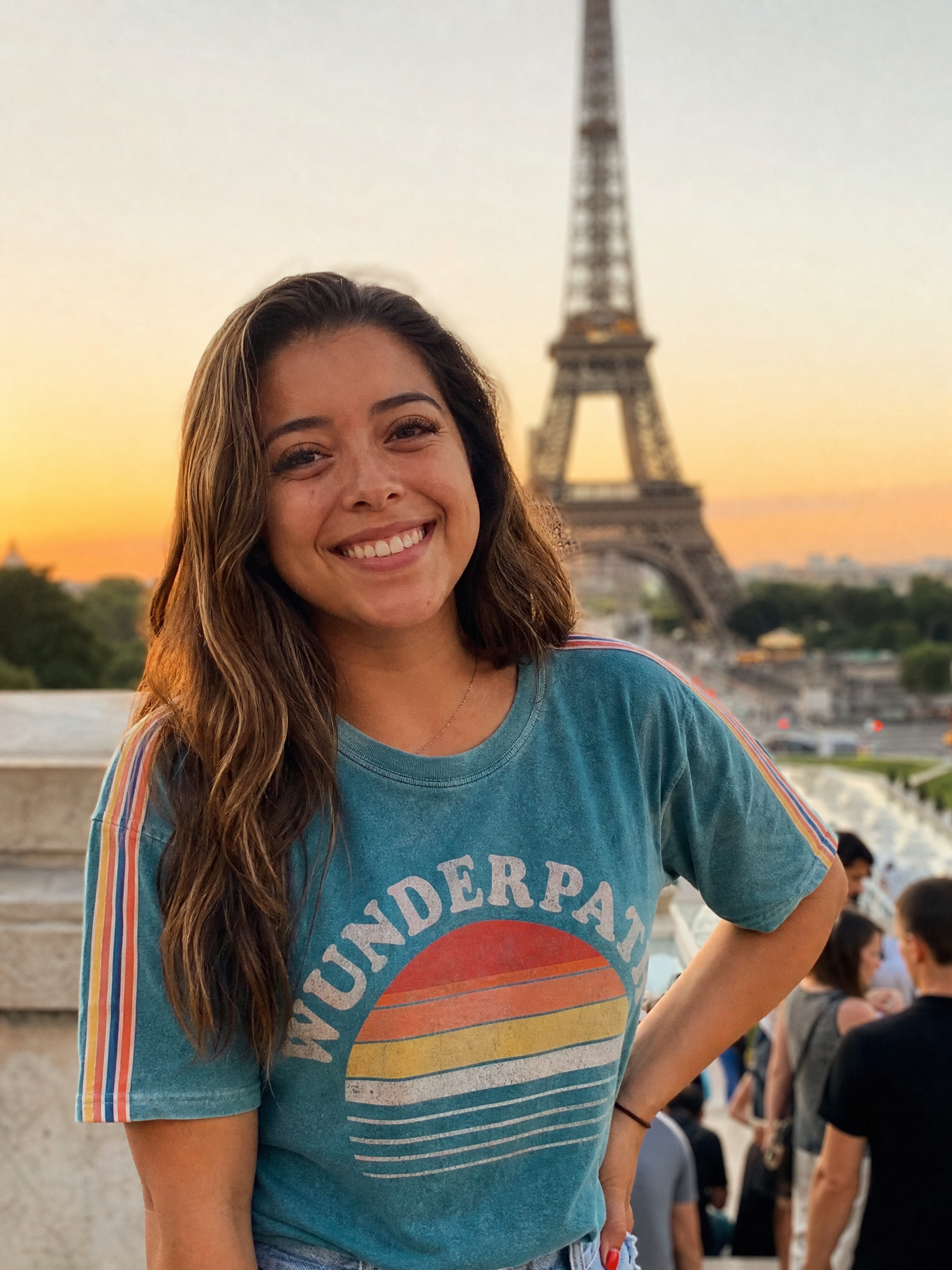 Jules C. wearing Wunderpath gear at Paris, France