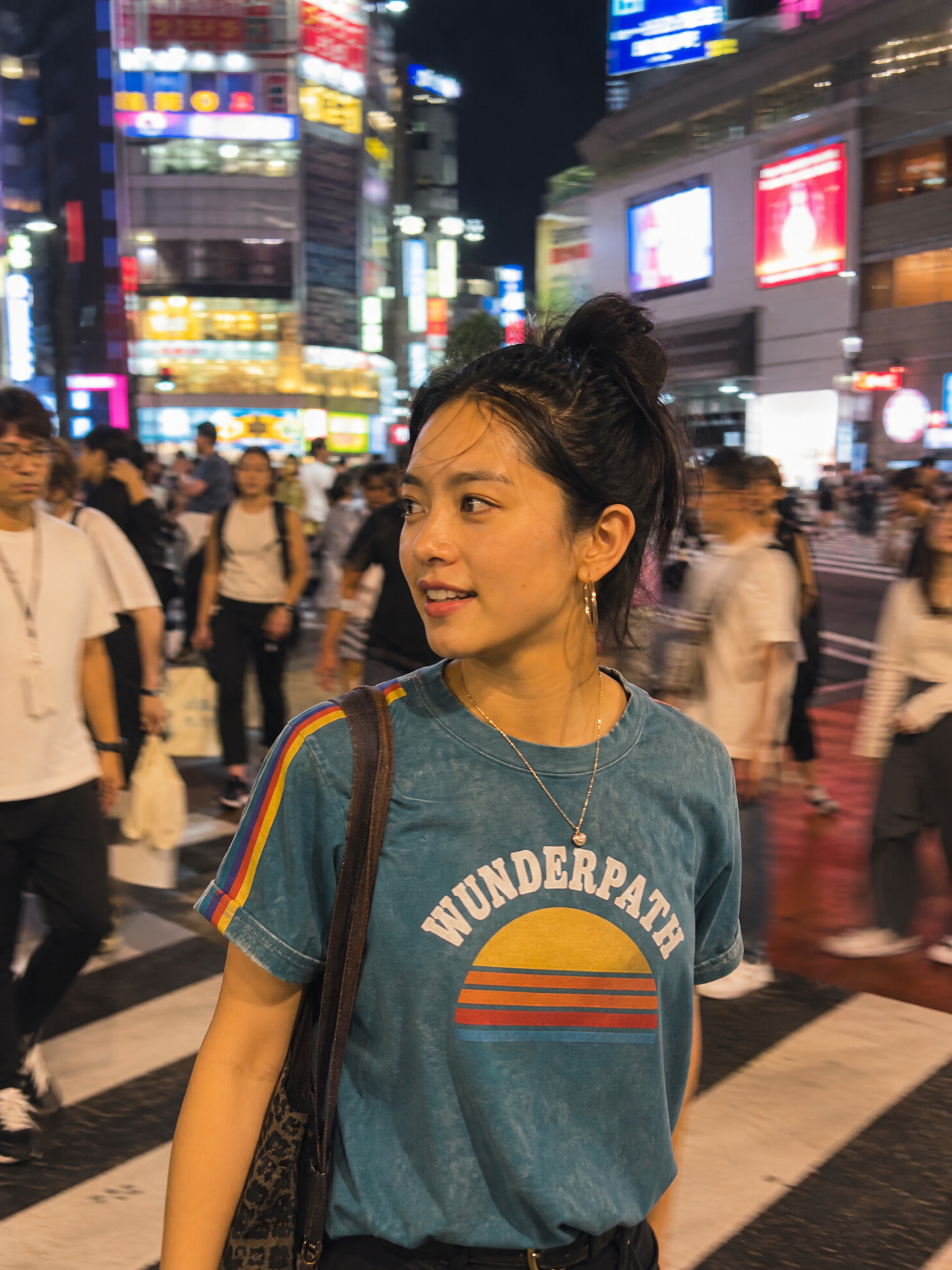 Yuki T. wearing Wunderpath gear at Tokyo, Japan