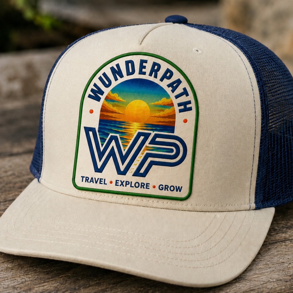 WP Sunset Patch Trucker